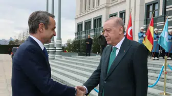 Erdoğan ve Miçotakis Külliye'de bir araya geldi: Yeni dönem başlıyor