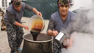 Ayvalık'ta Kadınların 4 Günlük Şifa Mesaisi: Kozalak Şurubu