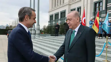 Erdoğan ve Miçotakis Külliye'de bir araya geldi: Yeni dönem başlıyor