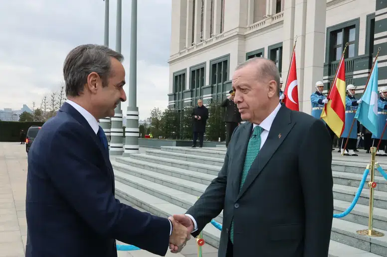 Erdoğan ve Miçotakis Külliye'de bir araya geldi: Yeni dönem başlıyor