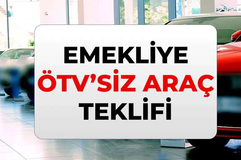 Emekli esnafa ÖTV'siz araç teklifi Meclis gündeminde